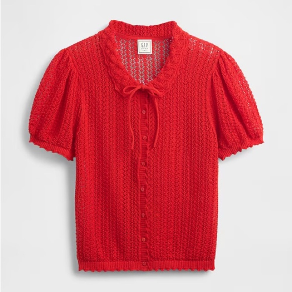 DÔEN x Gap Red Cardigan